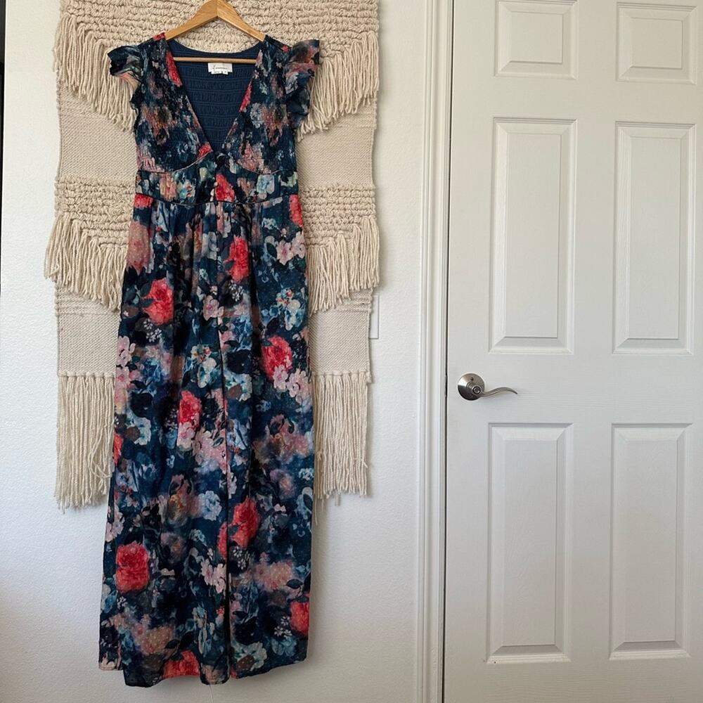 Anthropologie Peregrine Wide Leg Jumpsuit